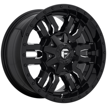 17x9 Fuel Offroad Wheels D595 Sledge 5x114.3/5x127 1 Offset 78.1 Centerbore Gloss Black