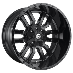 20x9 Fuel Offroad Wheels D596 Sledge 6x135/6x139.7 1 Offset 106.1 Centerbore Matte Black