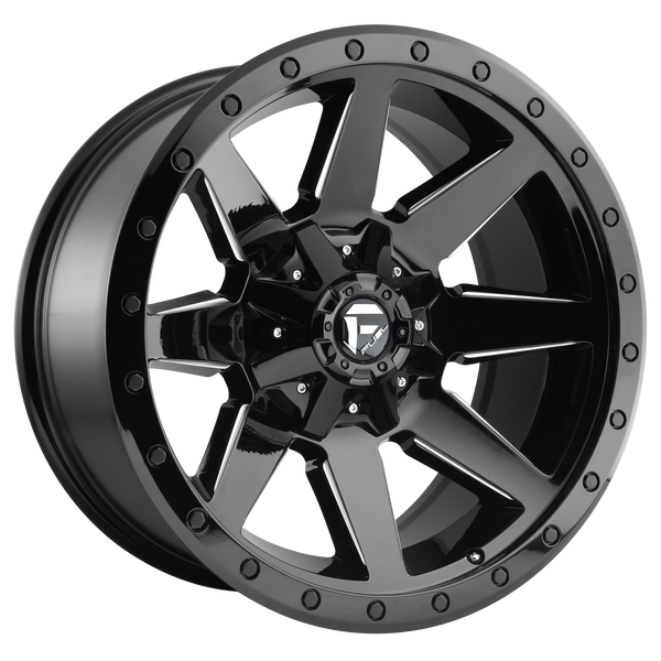 20x10 Fuel Offroad Wheels D597 Wildcat 5x114.3/5x127 -18 Offset 78.1 Centerbore Gloss Black