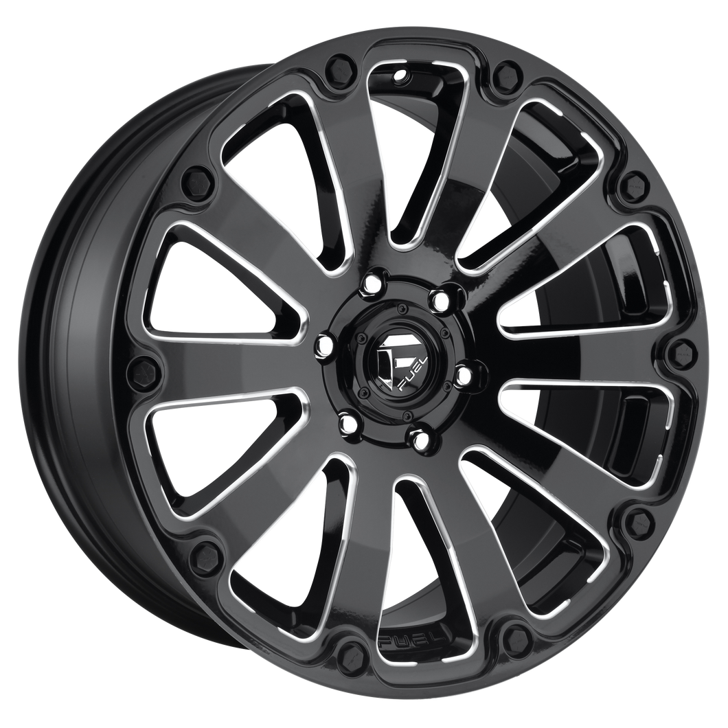 20x9 Fuel Offroad Wheels D598 Diesel 5x139.7 1 Offset 108 Centerbore Gloss Black