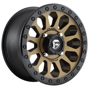 17x9 Fuel Offroad Wheels D600 Vector 6x139.7 -12 Offset 108 Centerbore Bronze