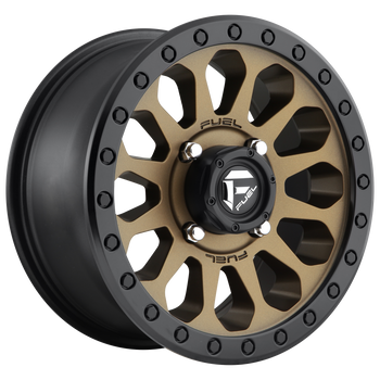 17x9 Fuel Offroad Wheels D600 Vector 6x139.7 -12 Offset 108 Centerbore Bronze