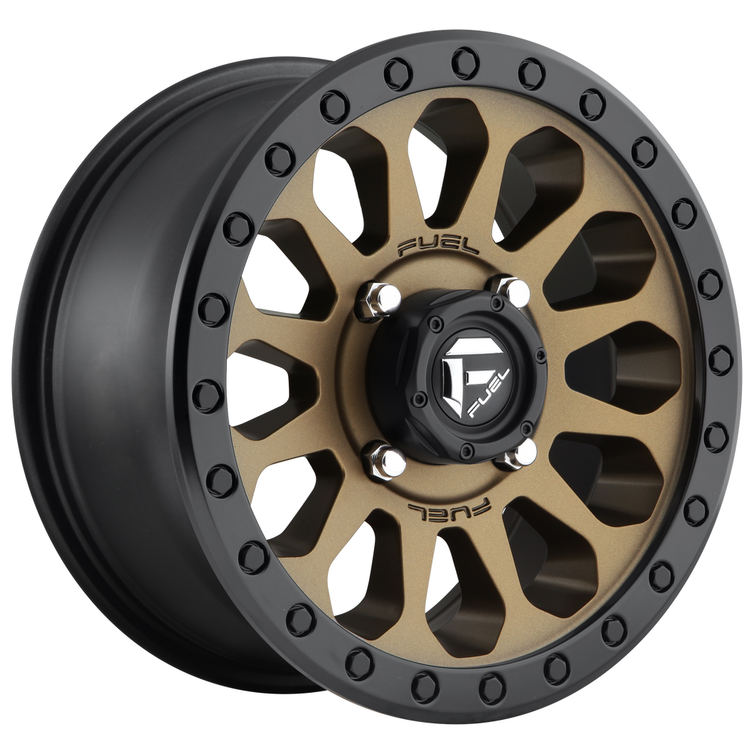 17x9 Fuel Offroad Wheels D600 Vector 6x139.7 -12 Offset 108 Centerbore Bronze