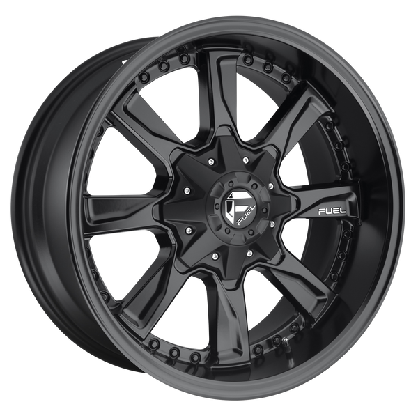 17x8.5 Fuel Offroad Wheels D604 Hydro 6x135/6x139.7 1 Offset 106.1 Centerbore Matte Black