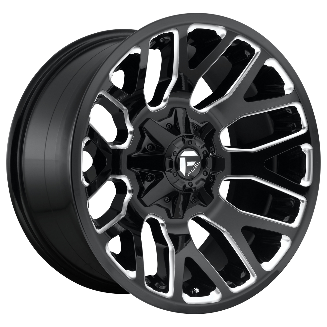 20x10 Fuel Offroad Wheels D607 Warrior 8x180 -18 Offset 124.2 Centerbore Gloss Black