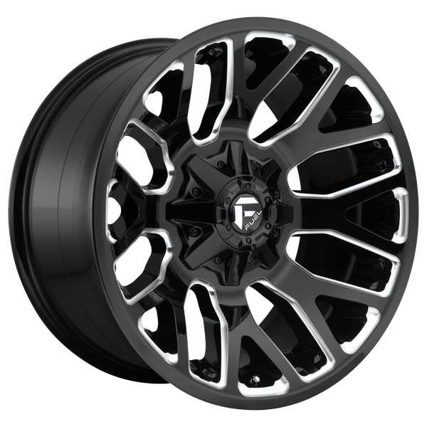 20x9 Fuel Offroad Wheels D607 Warrior 8x165.1 1 Offset 125.1 Centerbore Gloss Black