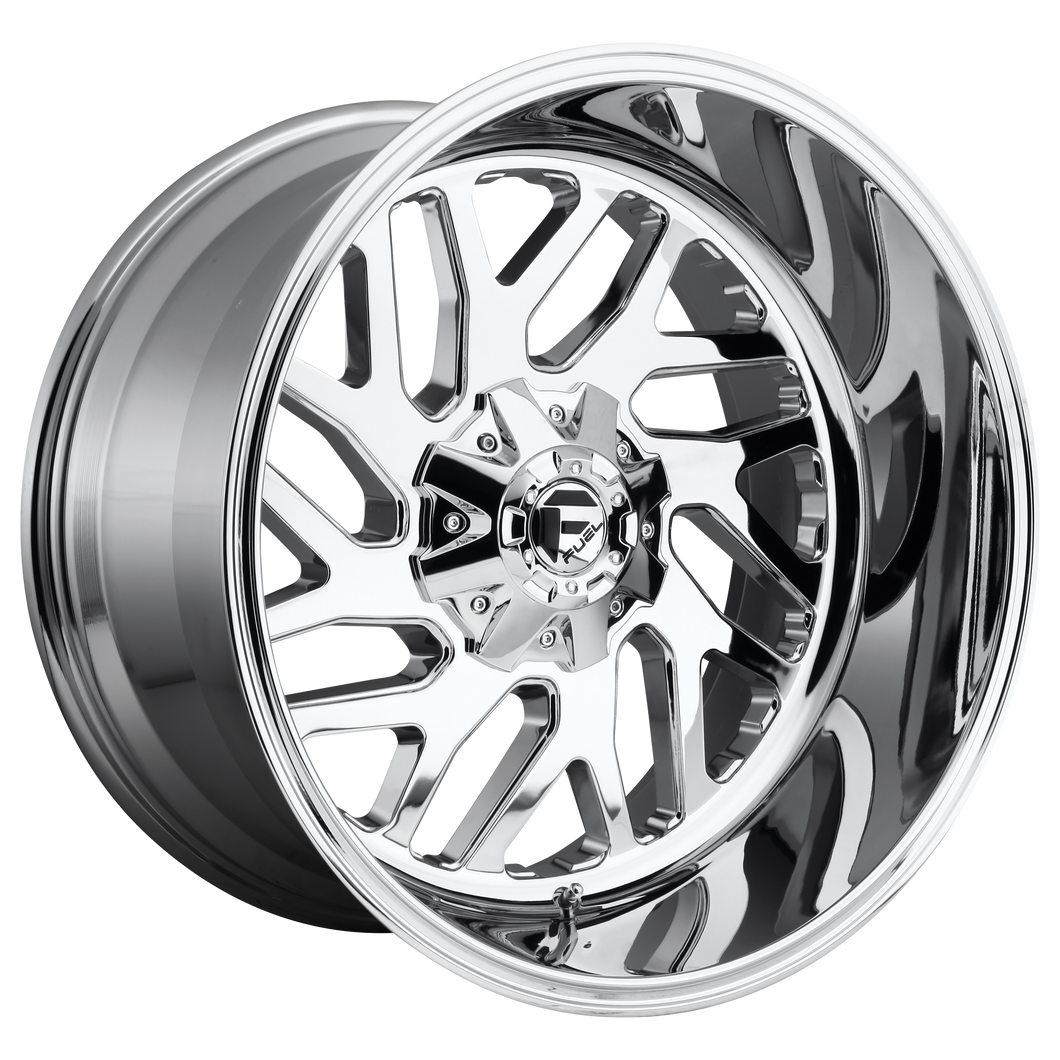 24x12 Fuel Offroad Wheels D609 Triton 6x135/6x139.7 -44 Offset 106.1 Centerbore Chrome