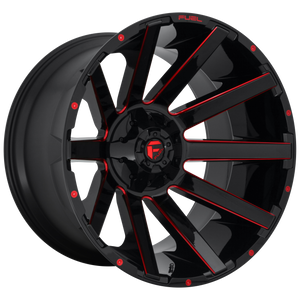 22x12 Fuel Offroad Wheels D643 Contra 5x114.3/5x127 -44 Offset 78.1 Centerbore Gloss Black