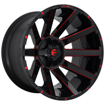 22x12 Fuel Offroad Wheels D643 Contra 5x114.3/5x127 -44 Offset 78.1 Centerbore Gloss Black