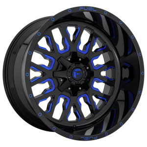 20x12 Fuel Offroad Wheels D645 Stroke 6x135/6x139.7 -43 Offset 106.1 Centerbore Gloss Black