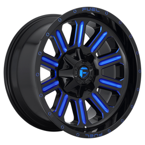 20x12 Fuel Offroad Wheels D646 Hardline 8x170 -44 Offset 125.1 Centerbore Gloss Black