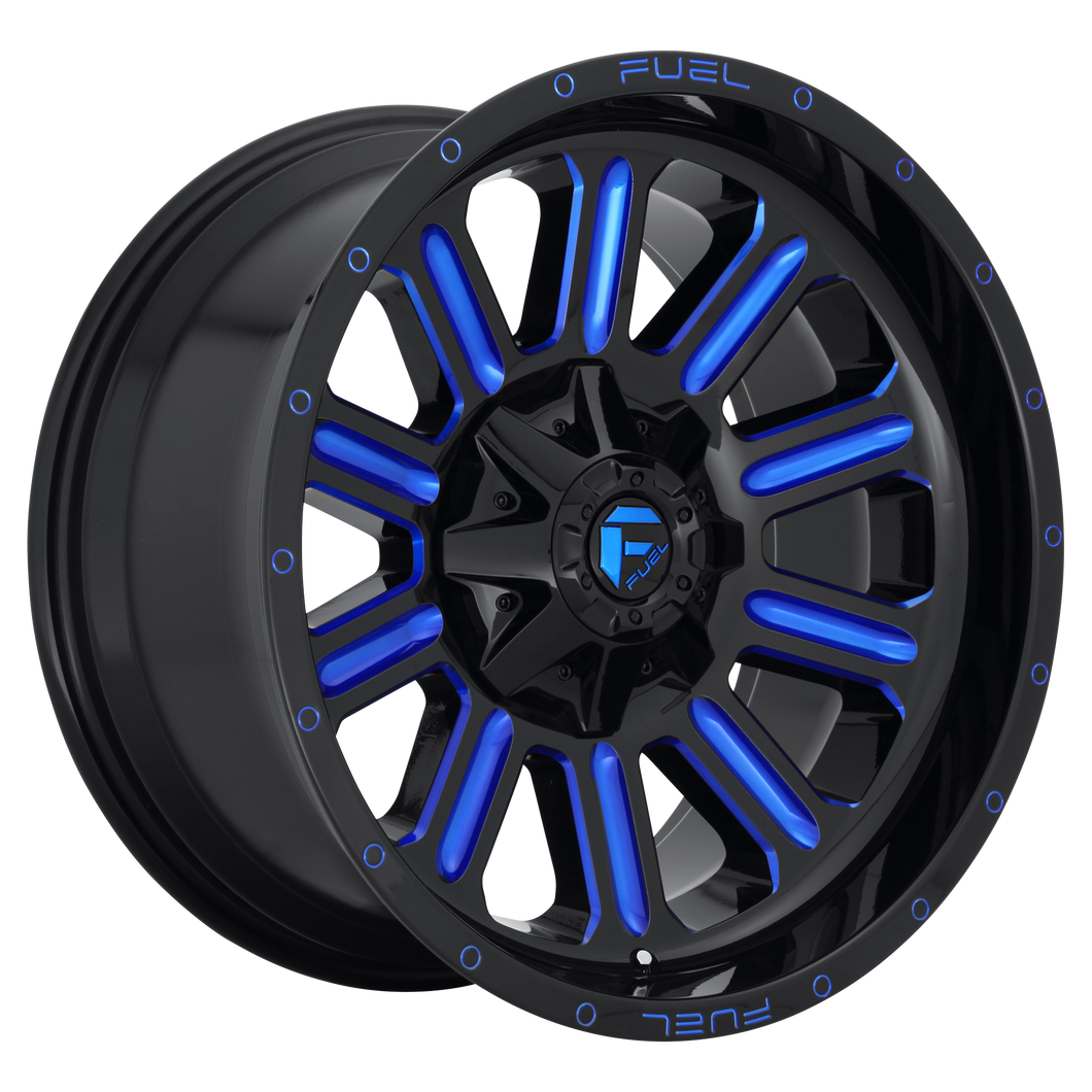 20x10 Fuel Offroad Wheels D646 Hardline 5x114.3/5x127 -18 Offset 78.1 Centerbore Gloss Black