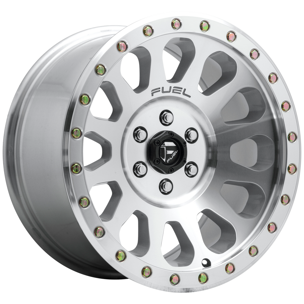 18x9 Fuel Offroad Wheels D647 Vector 5x127 1 Offset 78.1 Centerbore Diamond Cut