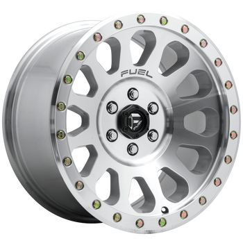 20x9 Fuel Offroad Wheels D647 Vector 6x139.7 1 Offset 106.1 Centerbore Diamond Cut