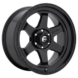 17x9 Fuel Offroad Wheels D664 Shok 6x139.7 1 Offset 106.1 Centerbore Matte Black