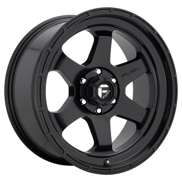 17x9 Fuel Offroad Wheels D664 Shok 6x139.7 1 Offset 106.1 Centerbore Matte Black