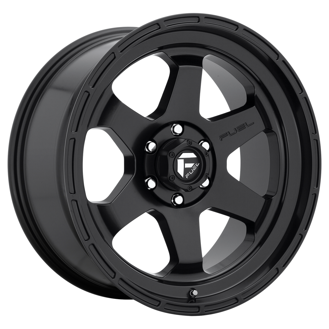 18x9 Fuel Offroad Wheels D664 Shok 6x114.3 1 Offset 66.06 Centerbore Matte Black