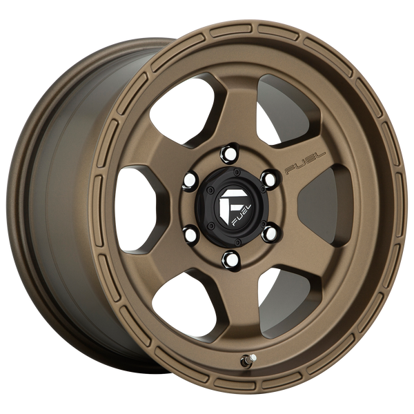 18x9 Fuel Offroad Wheels D666 Shok 5x127 -12 Offset 71.5 Centerbore Bronze