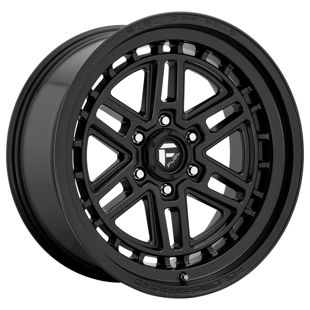 17x9 Fuel Offroad Wheels D667 Nitro 6x139.7 -12 Offset 106.1 Centerbore Matte Black