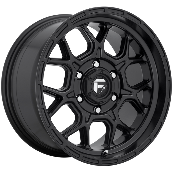 17x9 Fuel Offroad Wheels D670 Tech 6x139.7 1 Offset 106.1 Centerbore Matte Black