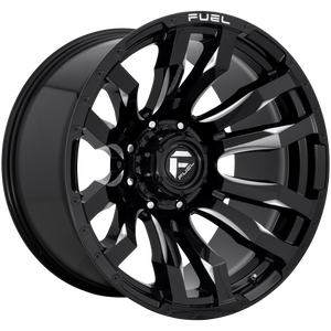 20x10 Fuel Offroad Wheels D673 Blitz 8x180 -18 Offset 124.2 Centerbore Gloss Black