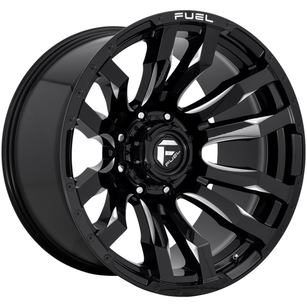 20x10 Fuel Offroad Wheels D673 Blitz 8x180 -18 Offset 124.2 Centerbore Gloss Black