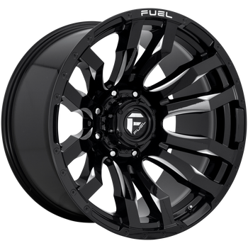 20x10 Fuel Offroad Wheels D673 Blitz 8x180 -18 Offset 124.2 Centerbore Gloss Black