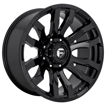 20x10 Fuel Offroad Wheels D675 Blitz 8x165.1 -18 Offset 125.1 Centerbore Gloss Black