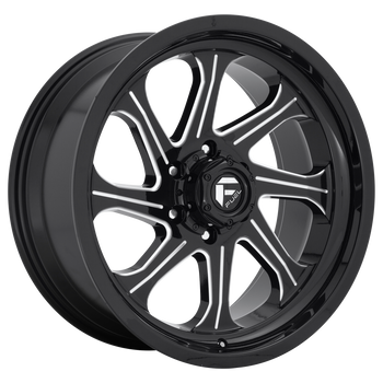 20x9 Fuel Offroad Wheels D676 Seeker 5x127 1 Offset 71.5 Centerbore Gloss Black