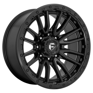 18x9 Fuel Offroad Wheels D679 Rebel 6x139.7 -12 Offset 106.1 Centerbore Matte Black