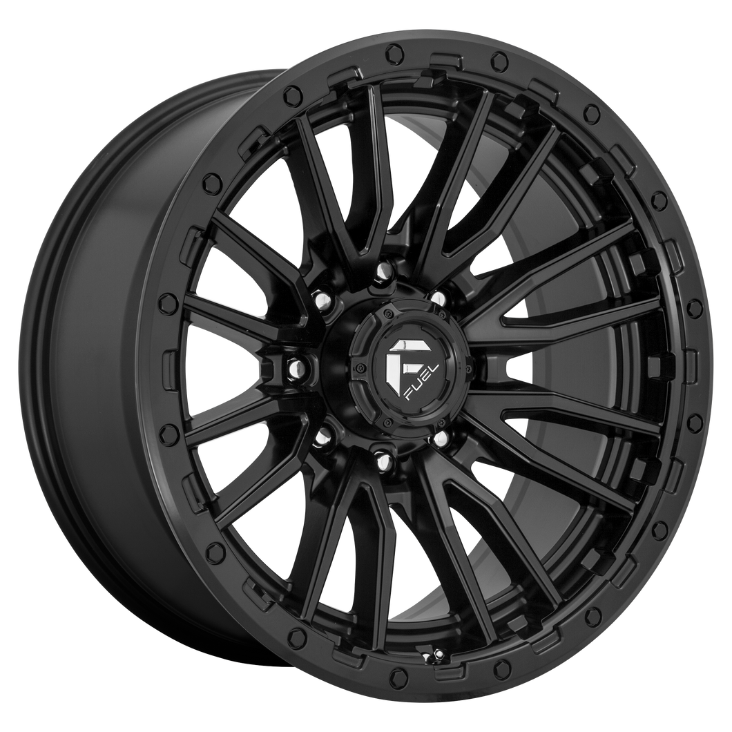 18x9 Fuel Offroad Wheels D679 Rebel 6x139.7 -12 Offset 106.1 Centerbore Matte Black