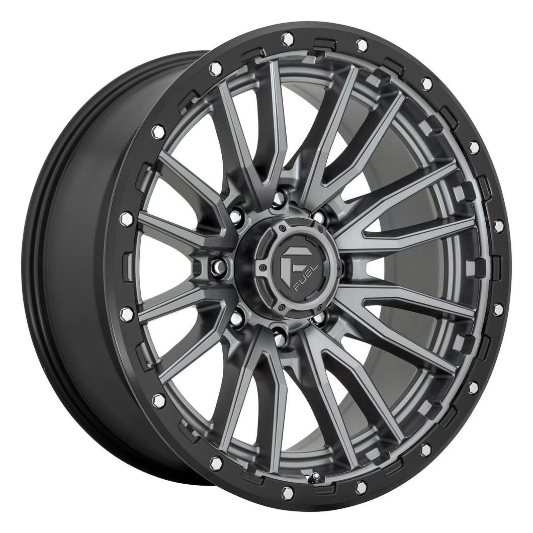 20x9 Fuel Offroad Wheels D680 Rebel 5x139.7 1 Offset 78.1 Centerbore Gunmetal