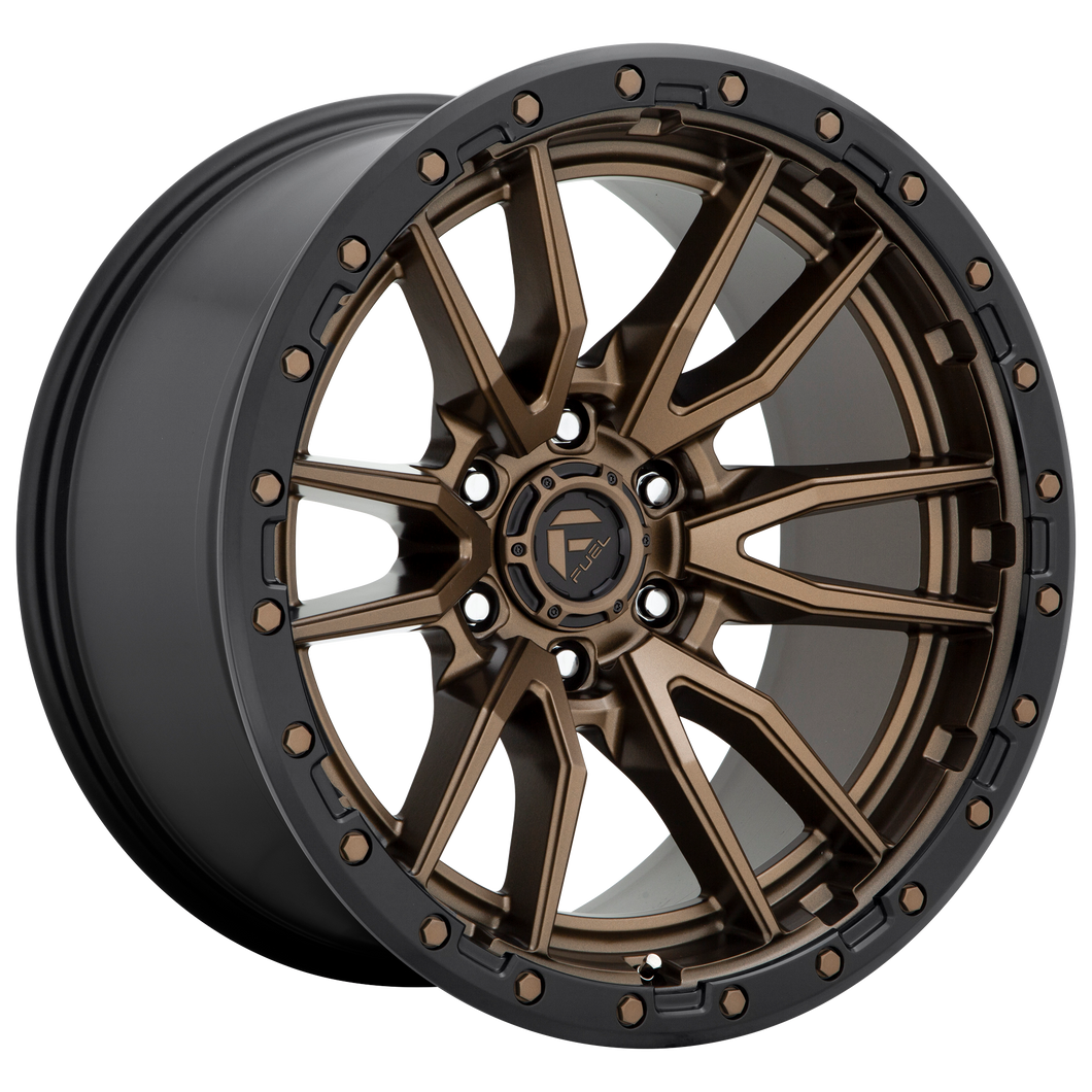 17x9 Fuel Offroad Wheels D681 Rebel 6x135 1 Offset 87.1 Centerbore Bronze