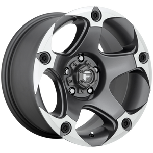 17x9 Fuel Offroad Wheels D684 Menace 5x127 -12 Offset 71.5 Centerbore Gunmetal