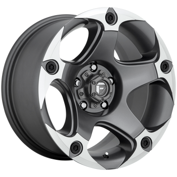 17x9 Fuel Offroad Wheels D684 Menace 5x127 -12 Offset 71.5 Centerbore Gunmetal