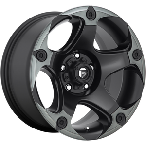 17x9 Fuel Offroad Wheels D685 Menace 6x139.7 1 Offset 106.1 Centerbore Matte Black