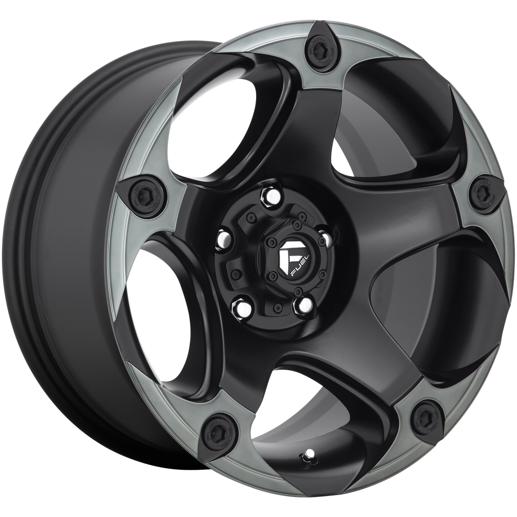 17x9 Fuel Offroad Wheels D685 Menace 6x139.7 1 Offset 106.1 Centerbore Matte Black