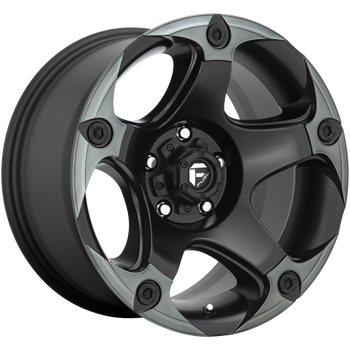 17x9 Fuel Offroad Wheels D685 Menace 6x139.7 -12 Offset 106.1 Centerbore Matte Black