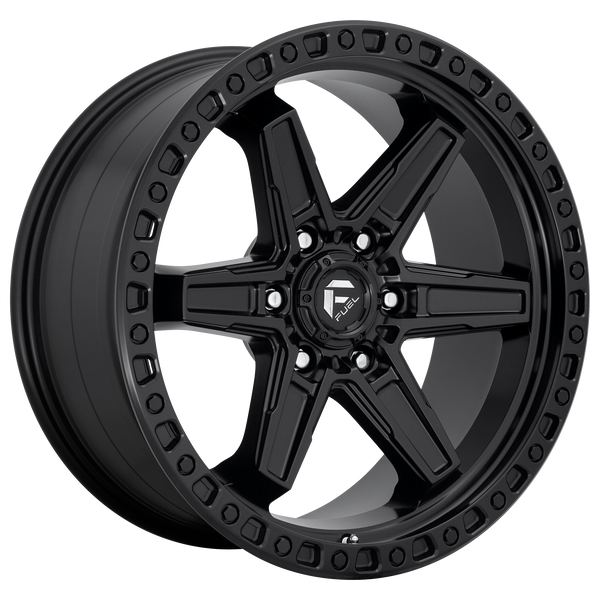 17x9 Fuel Offroad Wheels D697 Kicker 6x139.7 1 Offset 106.1 Centerbore Matte Black