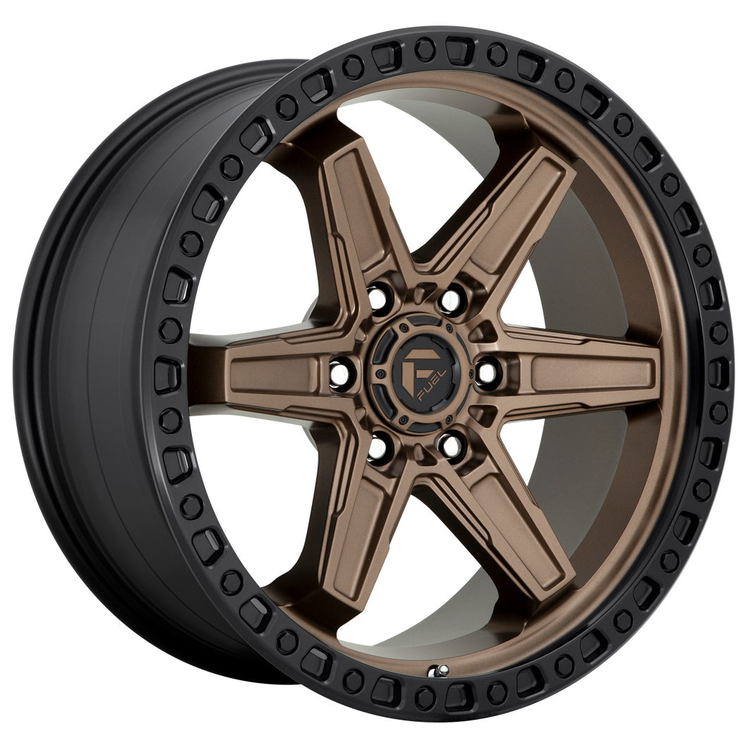 20x10 Fuel Offroad Wheels D699 Kicker 6x139.7 -18 Offset 106.1 Centerbore Bronze