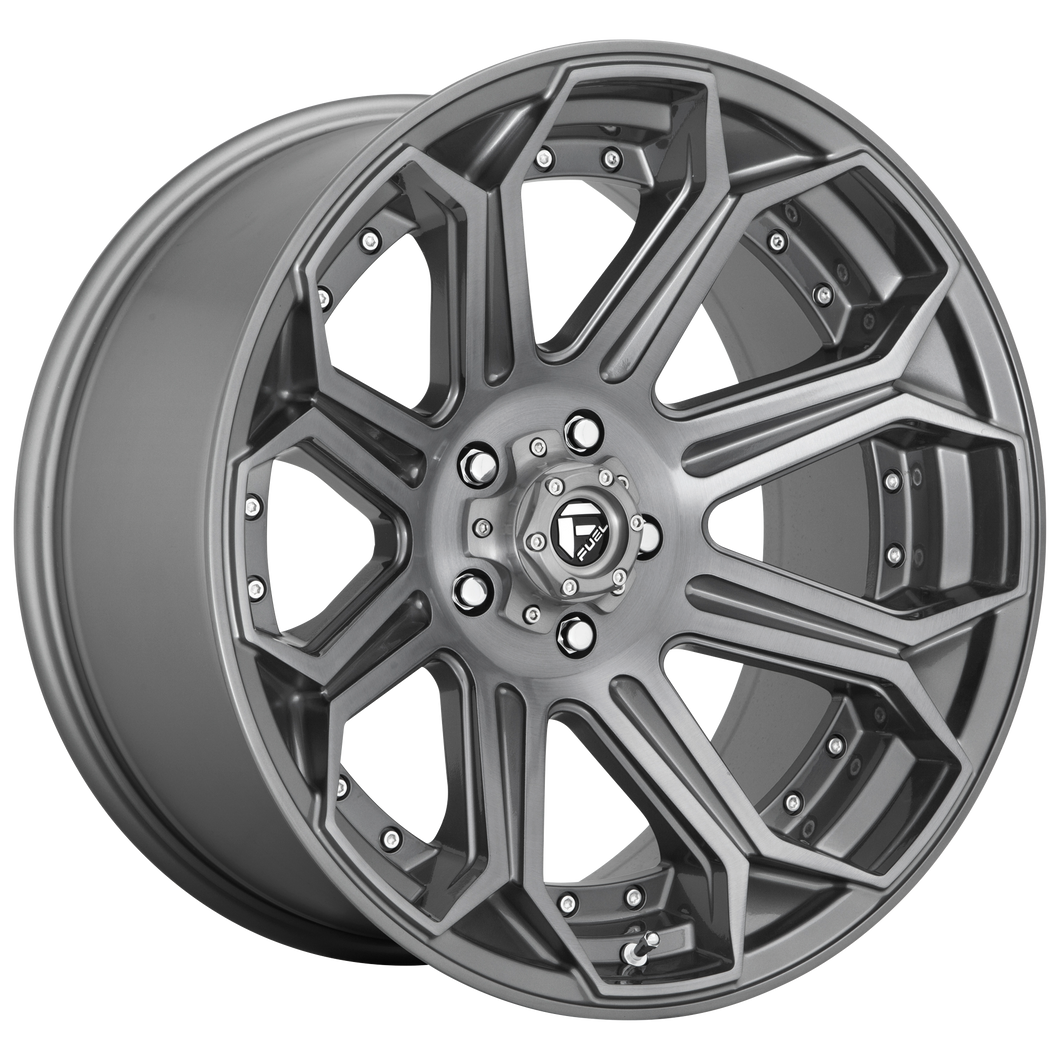 22x10 Fuel Offroad Wheels D705 Siege 5x127 -18 Offset 71.5 Centerbore Gunmetal