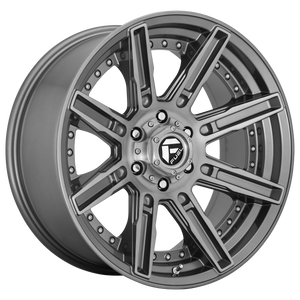 20x10 Fuel Offroad Wheels D710 Rogue Platinum 6x139.7 -18 Offset 106.1 Centerbore Gunmetal