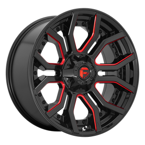 20x10 Fuel Offroad Wheels D712 Rage 8x165.1 -18 Offset 125.1 Centerbore Gloss Black