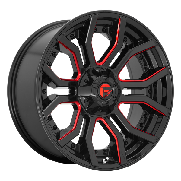 20x10 Fuel Offroad Wheels D712 Rage 8x165.1 -18 Offset 125.1 Centerbore Gloss Black