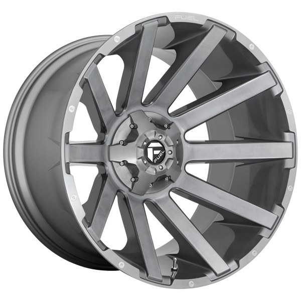 20x9 Fuel Offroad Wheels D714 Contra Platinum 6x135/6x139.7 2 Offset 106.1 Centerbore Gunmetal