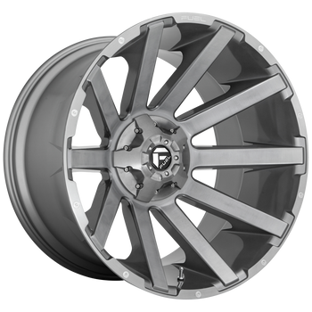 20x9 Fuel Offroad Wheels D714 Contra Platinum 6x135/6x139.7 2 Offset 106.1 Centerbore Gunmetal