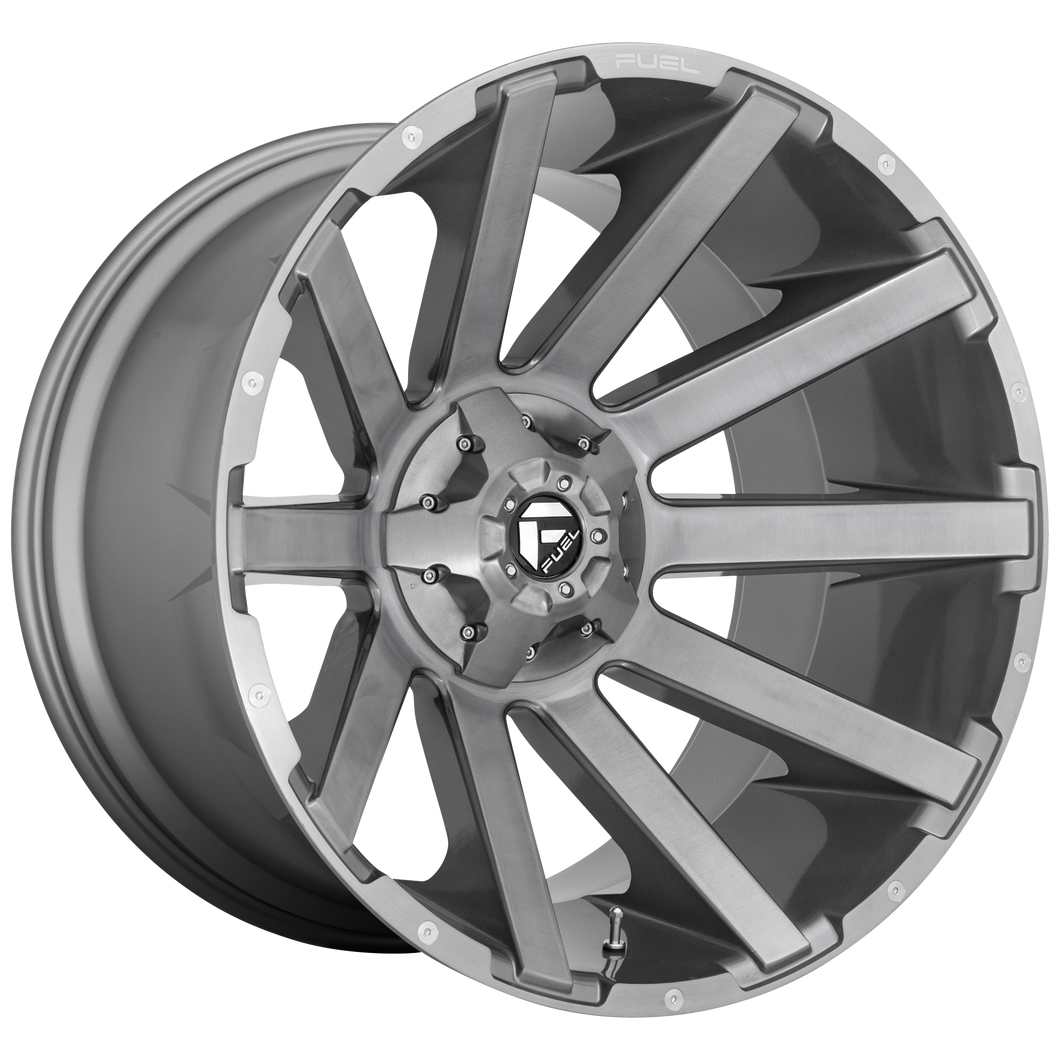 22x12 Fuel Offroad Wheels D714 Contra Platinum 6x135/6x139.7 -43 Offset 106.1 Centerbore Gunmetal