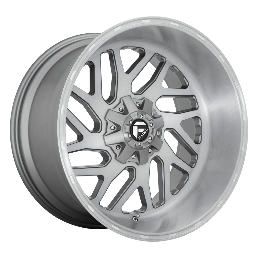 22x12 Fuel Offroad Wheels D715 Triton Platinum 6x135/6x139.7 -44 Offset 106.1 Centerbore Gunmetal