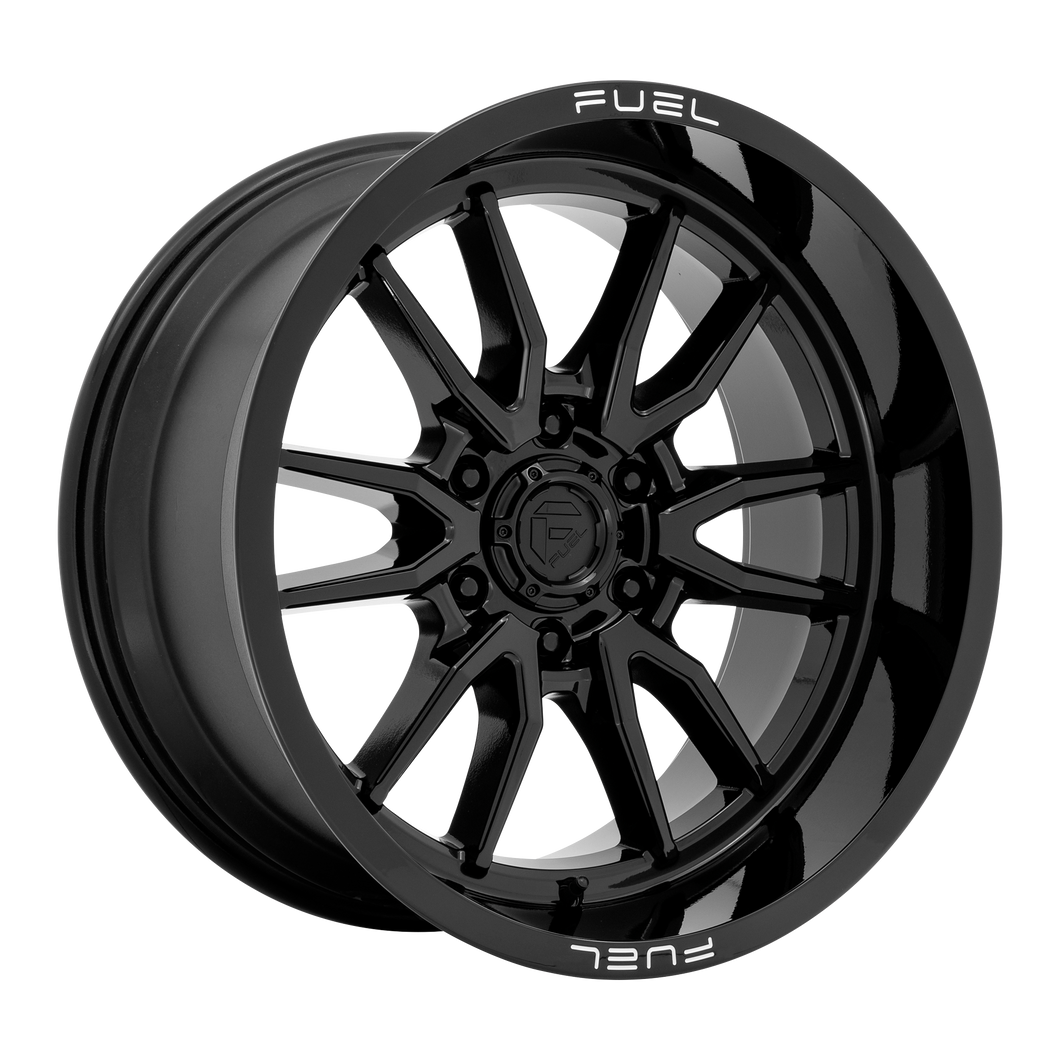 22x10 Fuel Offroad Wheels D760 Clash 6x135 -18 Offset 87.1 Centerbore Gloss Black