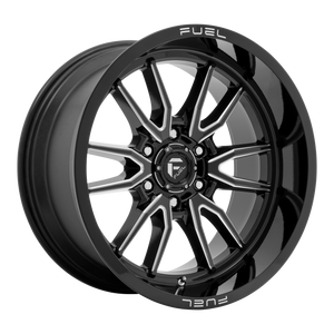 24x12 Fuel Offroad Wheels D761 Clash 6x135 -44 Offset 87.1 Centerbore Gloss Black